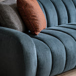 Coste Retro 3 Seat Sofa | Dusty Blue