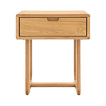 Craft Bedside Table with Drawer | Natural Oak