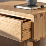 Craft Bedside Table with Drawer | Natural Oak