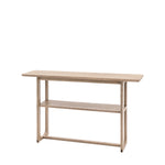 Craft Oak Console Table | Smoked