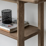 Craft Oak Console Table | Smoked