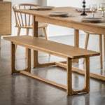 Craft Oak Dining Bench | Natural