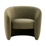 Curvo Retro Armchair | Moss Green