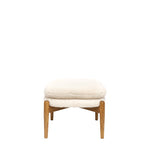Datsun Sheepskin Footstool | Cream