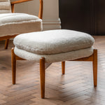 Datsun Sheepskin Footstool | Cream
