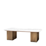 Dorado Marble Top Coffee Table | Gold