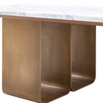 Dorado Marble Top Coffee Table | Gold