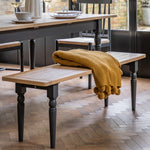 Eton Farmhouse Dining Bench | Meteor