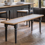 Eton Farmhouse Dining Bench | Meteor