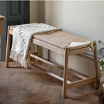 Eton Farmhouse Rope Bench | Natural