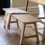 Eton Farmhouse Trestle Bench | Prairie