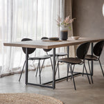 Forden Mid-Century Dining Table | Grey