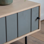 Fuji Japandi 2 Door Media Unit | Grey