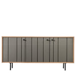 Fuji Japandi 3 Door Sideboard | Grey