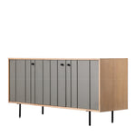 Fuji Japandi 3 Door Sideboard | Grey