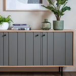 Fuji Japandi 3 Door Sideboard | Grey