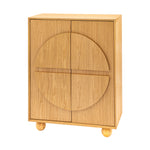 Geo Retro 2 Door Cupboard | Natural
