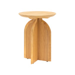 Geo Retro Side Table | Natural