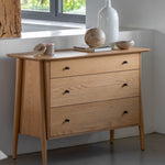 Hatfield 3 Drawer Chest | Natural Oak