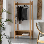 Hatfield Open Wardrobe | Natural Oak