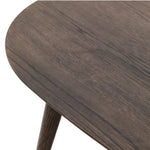 Hatfield Oval Coffee Table | Smoked Oak