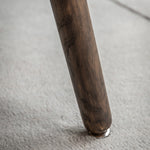 Hatfield Retro Rectangular Dining Table | Smoked Oak