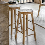 Hatfield Stool | Natural Oak