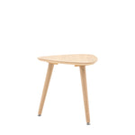 Hatfield Triangular Side Table | Natural Oak