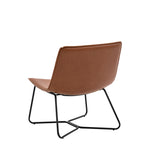 Hawking Vegan Leather Lounge Chair | Brown
