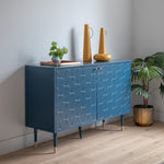 Holbrook Bauhaus 2 Door Cabinet | Blue