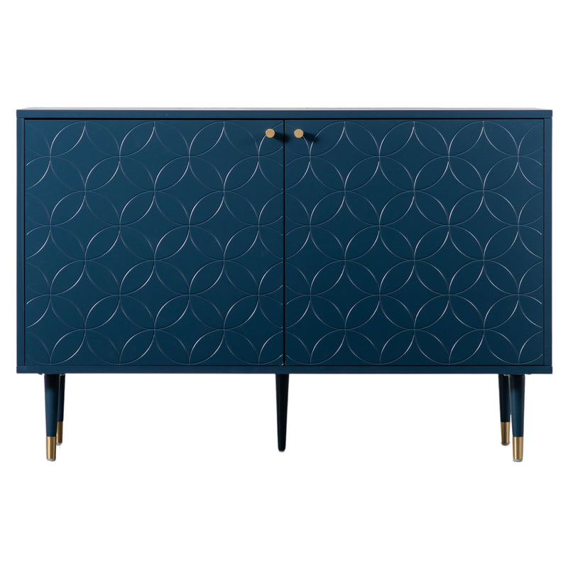 Holbrook Bauhaus 2 Door Cabinet | Blue