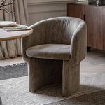 Holm Retro Tub Dining Chair | Shitake Grey