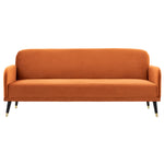 Holt 3 Seat Sofa Bed | Rust Orange