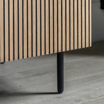 Hyland 2 Door Wardrobe | Natural/Black