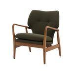 Jensen Mid-Century Boucle Armchair | Green
