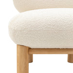Kubbe Boucle Chair | Vanilla