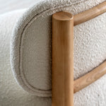 Kubbe Boucle Chair | Vanilla