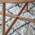 Madrid Round Mid-Century Scandi Dining Table | Oak