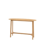 Madrid Mid-Century Scandi Oak Console Table | Natural