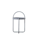 Melbury Handle Side Table | Grey