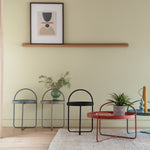 Melbury Handle Side Table | Latte