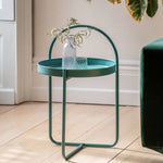 Melbury Handle Side Table | Teal