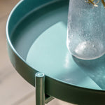 Melbury Handle Side Table | Teal