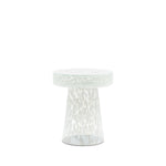 Murano Glass Side Table | White