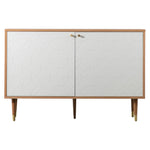 Newbury Bauhaus 2 Door Cabinet | Oak/White