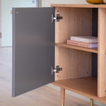 Newbury Bauhaus Sideboard | Grey/Oak