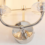 Nixon Wall Light | Bright Nickel/Vintage White