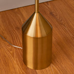 Nova Floor Light | Antique Brass/Gloss White