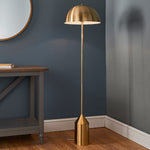 Nova Floor Light | Antique Brass/Gloss White