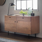 Okayama Japandi 2 Drawer 2 Door Sideboard | Natural Oak
